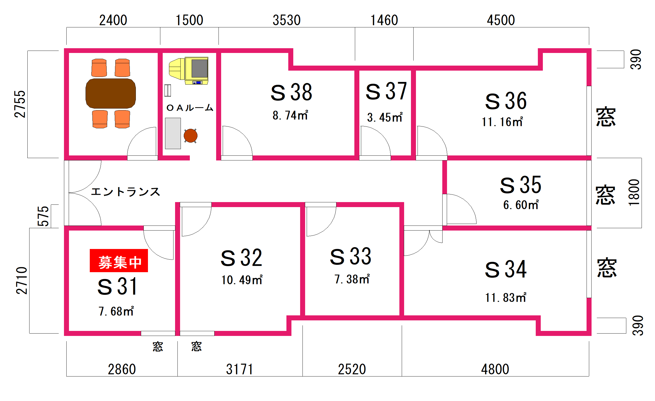 4階南フロア
